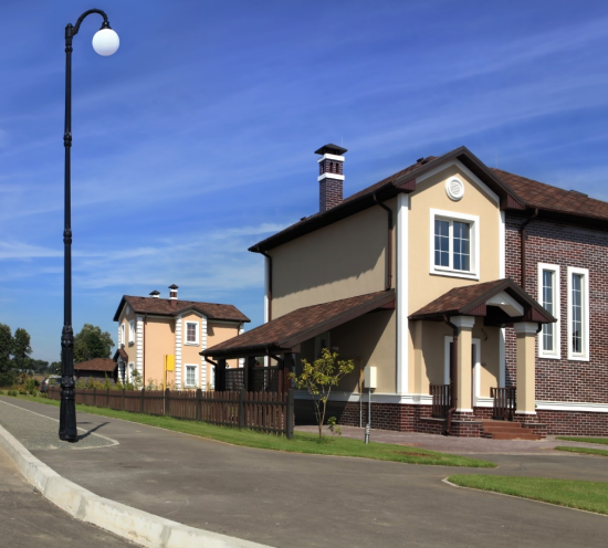 A home in a neighborhood